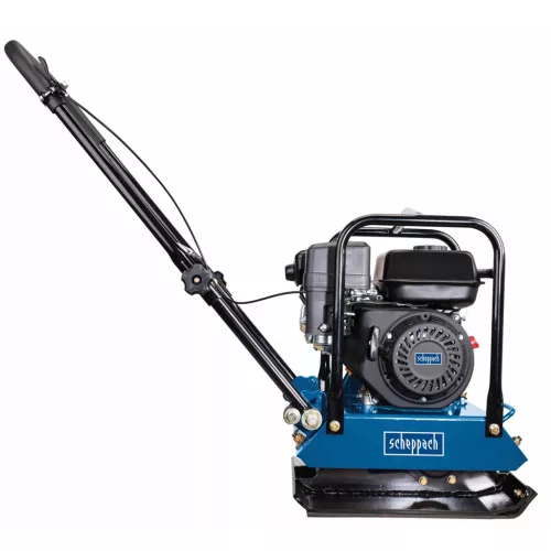 Scheppach HP 1200s lapvibrátor 60 kg, 196 cm³ Loncin motor, 15 000 N, gumitalppal