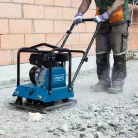 Scheppach HP 2200s lapvibrátor 102 kg, 25 kN, 35 cm tömörítési mélység, gumitalppal