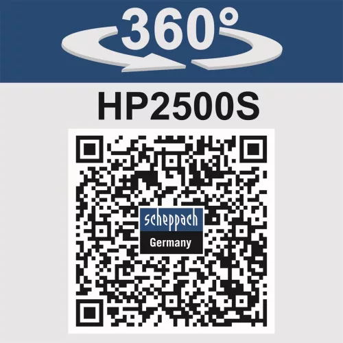 Scheppach HP 2500s kétirányú lapvibrátor 125 kg, 30 kN, 40 cm tömörítési mélység, 6,5 LE