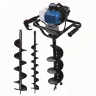 Scheppach EB 2000 benzinmotoros földfúró 52 cm³, 3 fúrószárral, 200 mm-ig, rezgéscsillapítós