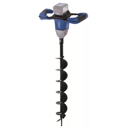 Scheppach BC-EB100-X akkus földfúró 20 V, 100 mm, 800 mm mélységig (akku nélkül)