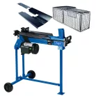 Scheppach HL 760 LS elektromos rönkhasító 7 t, 52 cm, állvánnyal, VARIO rendszerrel
