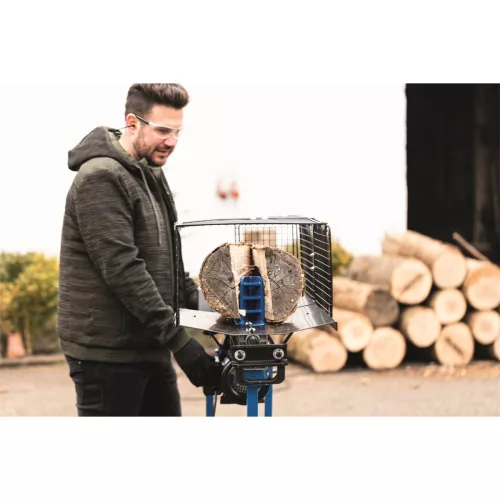 Scheppach HL 760 LS elektromos rönkhasító 7 t, 52 cm, állvánnyal, VARIO rendszerrel