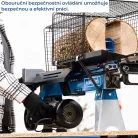 Scheppach HL 760 LS elektromos rönkhasító 7 t, 52 cm, állvánnyal, VARIO rendszerrel