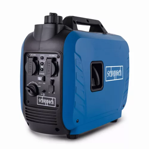 Scheppach SG 2500i inverteres áramfejlesztő 2000 W, benzinmotoros, halk, hordozható