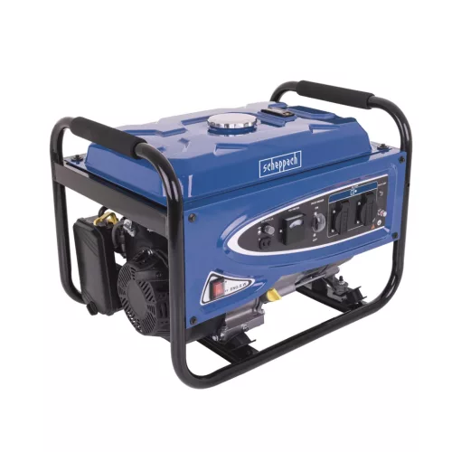 Scheppach SG 2700 benzinmotoros áramfejlesztő 2200 W, AVR, 15 l tank, 12 óra üzemidő