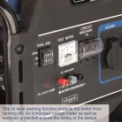 Scheppach SG 7100x áramfejlesztő 5500 W, 400 V + 230 V, AVR, elektromos indítás, 25 l tank
