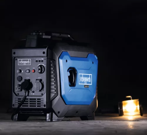 Scheppach SG 3500i inverteres áramfejlesztő 3500 W, benzinmotoros, 230 V + 12 V