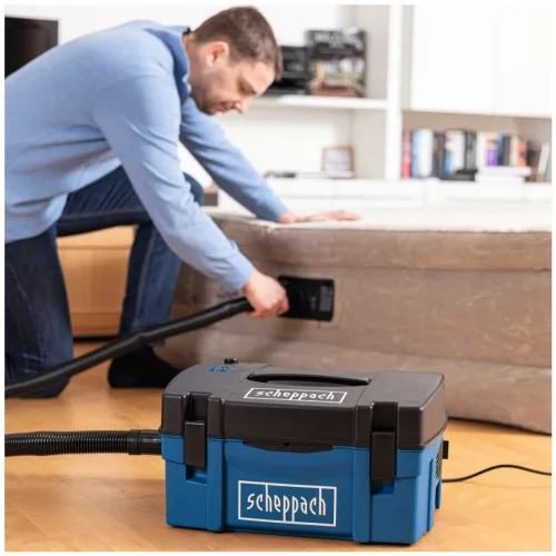 Scheppach HD2P 3 az 1-ben porelszívó rendszer 1200 W, 3 mikronos szűrés, 2 m tömlővel