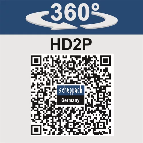 Scheppach HD2P 3 az 1-ben porelszívó rendszer 1200 W, 3 mikronos szűrés, 2 m tömlővel