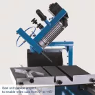Scheppach HSM 3500 vizes csempe- és kővágó 2200 W, 700 mm vágáshossz, 45°-ig dönthető