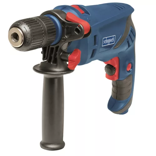 Scheppach DM 850 ütvefúró 850 W, 13 mm gyorstokmány, kompakt, kofferrel és bitekkel