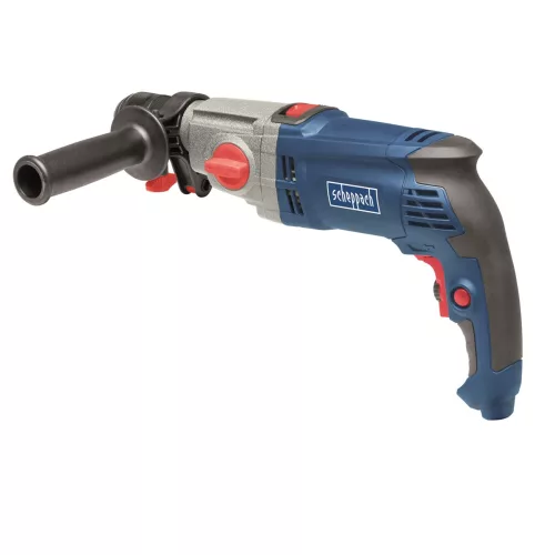 Scheppach DI 1050 kétsebességes ütvefúró 1050 W, 13 mm gyorstokmány, kofferrel és bitekkel