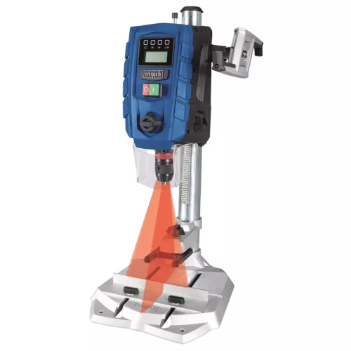 Scheppach DP 60 oszlopos fúrógép 710 W, lézeres központosítás, LED, digitális kijelző