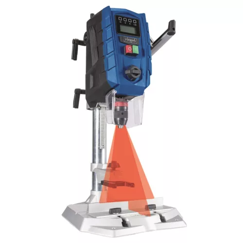 Scheppach DP 60 oszlopos fúrógép 710 W, lézeres központosítás, LED, digitális kijelző