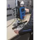 Scheppach DP 55 oszlopos fúrógép 710 W, lézeres központosítás, digitális kijelző, 500–2600