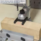Scheppach DP 55 oszlopos fúrógép 710 W, lézeres központosítás, digitális kijelző, 500–2600