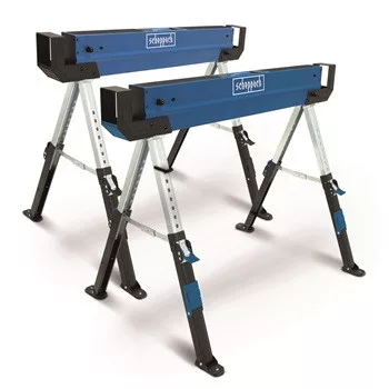 Scheppach MWB 600 összecsukható bak 600 kg, 2 db, állítható magasság 61,8–82 cm