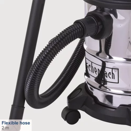 Scheppach VC 20 száraz-nedves porszívó 20 l, 1300 W, 20 kPa, fúvó funkcióval