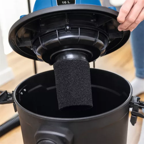 Scheppach VC 16 száraz-nedves porszívó 16 l, 1200 W, 20 kPa, fúvó funkcióval