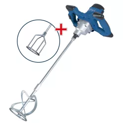   Scheppach PM 1200 keverőgép 1200 W, indukciós motorral, két 120 mm-es spirálszárral
