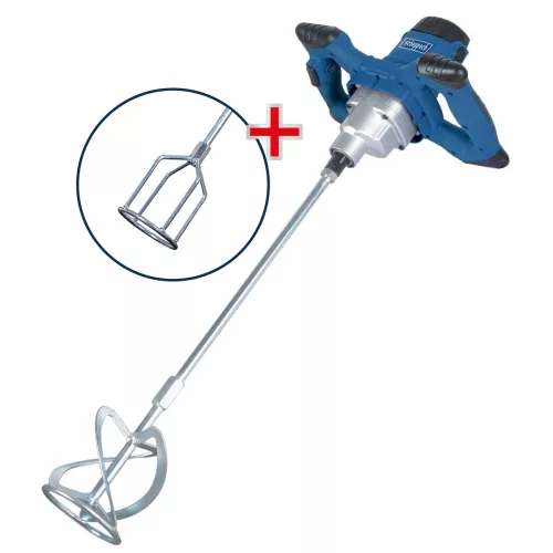 Scheppach PM 1200 keverőgép 1200 W, indukciós motorral, két 120 mm-es spirálszárral