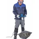 Scheppach PM 1200 keverőgép 1200 W, indukciós motorral, két 120 mm-es spirálszárral