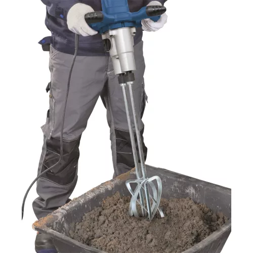 Scheppach PM 1800 D dupla szárú keverőgép 1800 W – 90 kg anyagig, nem forog el a vödör