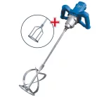 Scheppach PM 1600 építőanyag-keverőgép 1600 W, kétsebességes, 140 mm spirálszárral