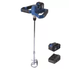Scheppach BC-PMX100-X-SET L akkus keverőgép 20 V, 100 mm szárral, 4 Ah akkuval