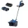 Scheppach BC-SNB410-X-SET XL2 akkus hómaró 2x20 V, 40 cm, 6 m kidobás, 2x4 Ah akkuval