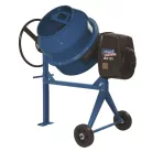 Scheppach MIX 125 betonkeverő 125 l, 550 W, csapágyazott tengely, kettős motorhűtéssel