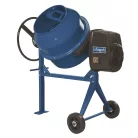 Scheppach MIX 140 betonkeverő 140 l, 550 W, csapágyazott tengely, kettős motorhűtéssel