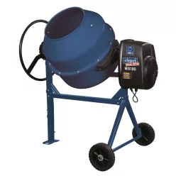   Scheppach MIX 180 betonkeverő 180 l, 800 W, csapágyazott tengely, kettős motorhűtéssel