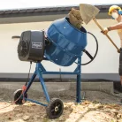 Scheppach MIX 180 betonkeverő 180 l, 800 W, csapágyazott tengely, kettős motorhűtéssel