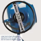 Scheppach MIX 180 betonkeverő 180 l, 800 W, csapágyazott tengely, kettős motorhűtéssel