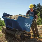 Scheppach DP 5000 hernyótalpas dömper 500 kg, hidraulikus billenéssel, 3+1 sebességgel