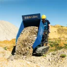 Scheppach DP 5000 hernyótalpas dömper 500 kg, hidraulikus billenéssel, 3+1 sebességgel