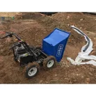 Scheppach DP 3000 négykerék-meghajtású minidömper 300 kg, billenő platóval, 3+1 sebességgel