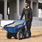 Scheppach DP 3000 négykerék-meghajtású minidömper 300 kg, billenő platóval, 3+1 sebességgel