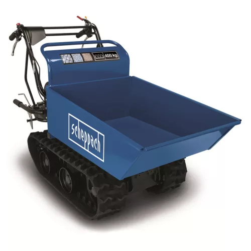 Scheppach DP 4500 hernyótalpas dömper 400 kg, billenő platóval, 196 cm³ benzinmotor