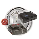 Scheppach CSD40-20Li akkus fúró-csavarozó 20 V, 40 Nm, 2 db 2 Ah akkuval, gyorstöltővel