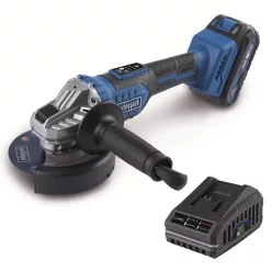  Scheppach BC-AG125-X-SET S akkus sarokcsiszoló 20 V, 125 mm, szénkefe nélküli, akkuval