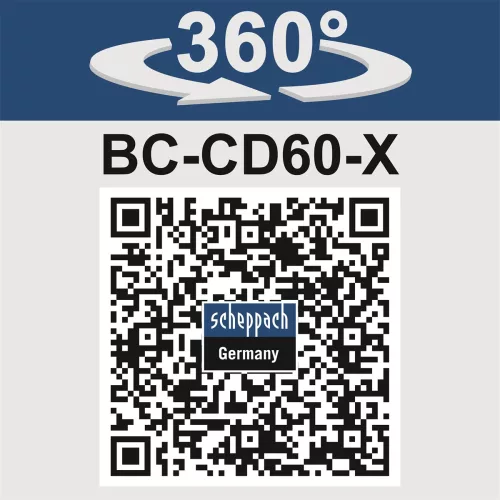 Scheppach BC-CD60-X-SET S akkus ütvefúró-csavarozó 20 V, 60 Nm, 3 az 1-ben, akkuval