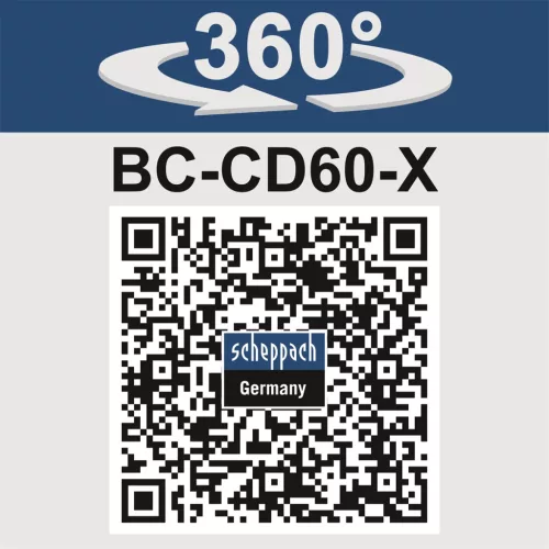 Scheppach BC-CD60-X akkus ütvefúró-csavarozó 20 V, 60 Nm, 3 az 1-ben (akku nélkül)