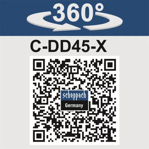Scheppach C-DD45-X-SET S akkus fúró-csavarozó 20 V, 45 Nm, 25+1 fokozat, akkuval