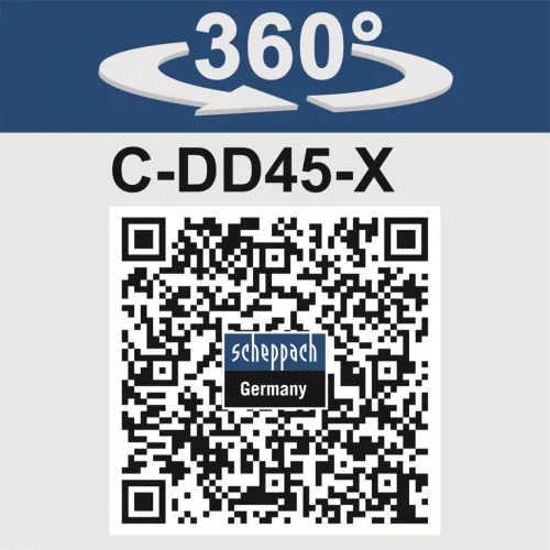 Scheppach C-DD45-X akkus fúró-csavarozó 20 V, 45 Nm, 25+1 fokozat (akku és töltő nélkül)