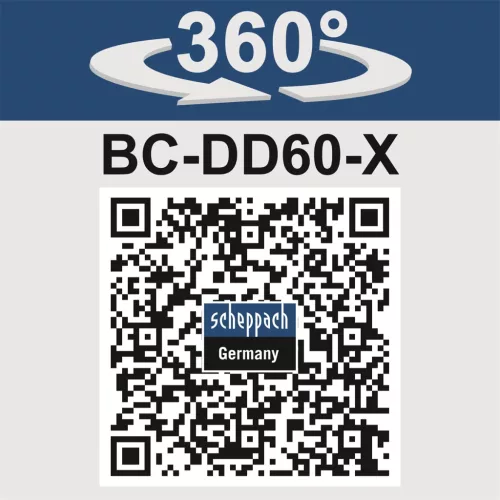 Scheppach BC-DD60-X-SET S akkus fúró-csavarozó 20 V, 60 Nm, szénkefe nélküli, akkuval