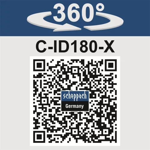 Scheppach C-ID180-X-SET S akkus ütvecsavarozó 20 V, 180 Nm, 1/4" hatlap, akkuval