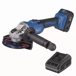   Scheppach C-AG125-X-L SET akkus sarokcsiszoló 20 V, 125 mm, 4 Ah akkuval és töltővel